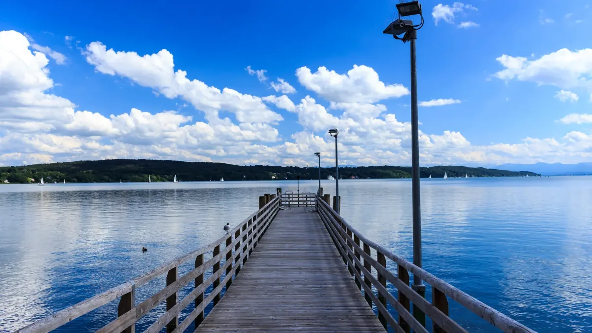 Starnberger See, 400 Meter von der Wohnung entfernt